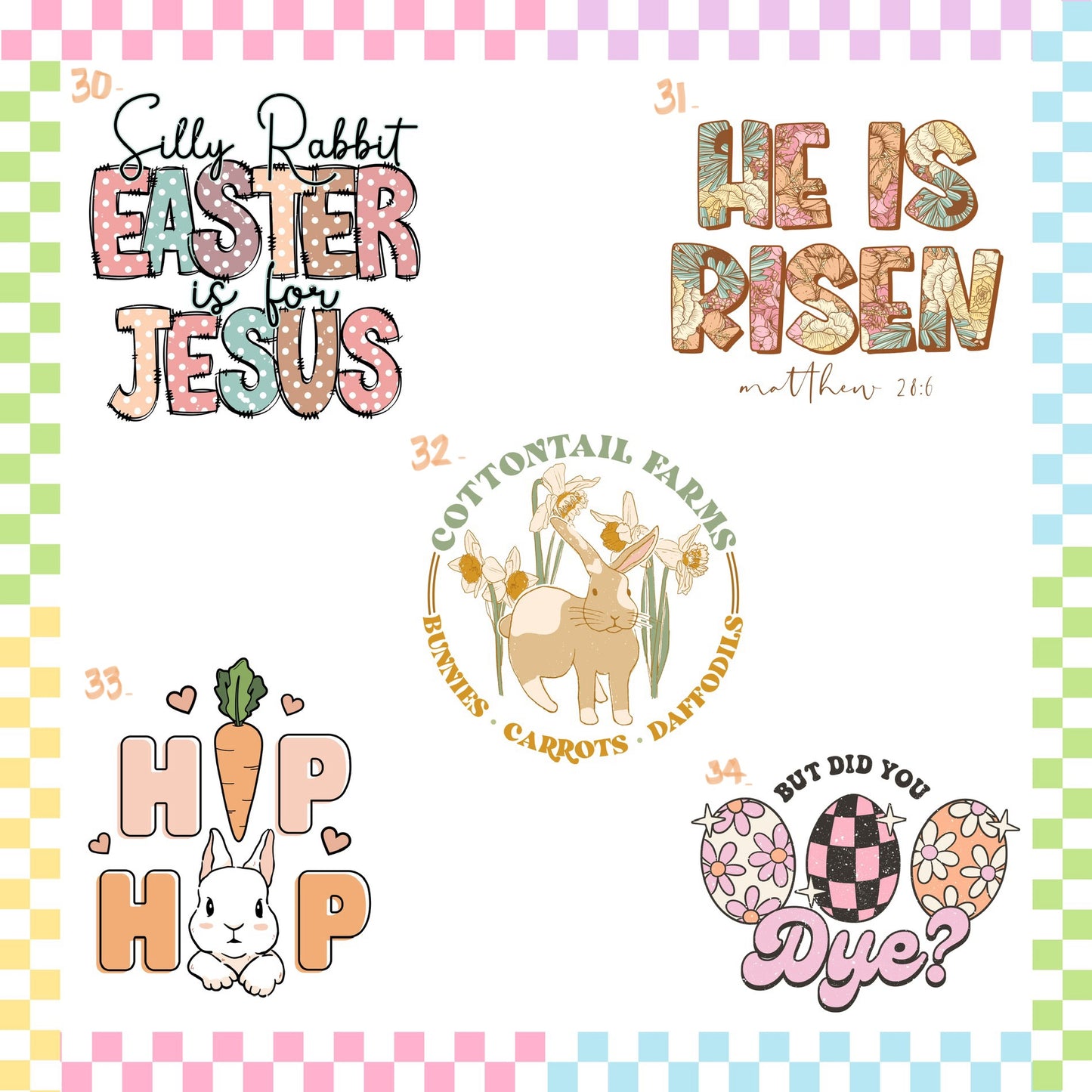 DTF Crewneck Sweatshirts (EASTER)