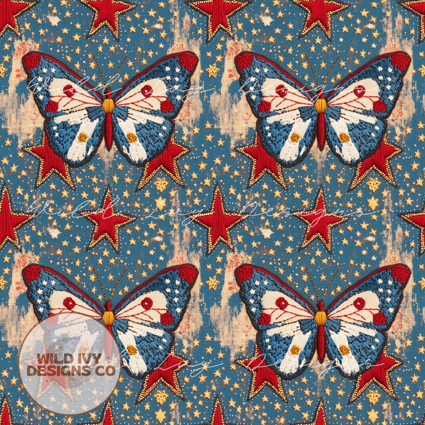 Denim FOJ Butterflies 2