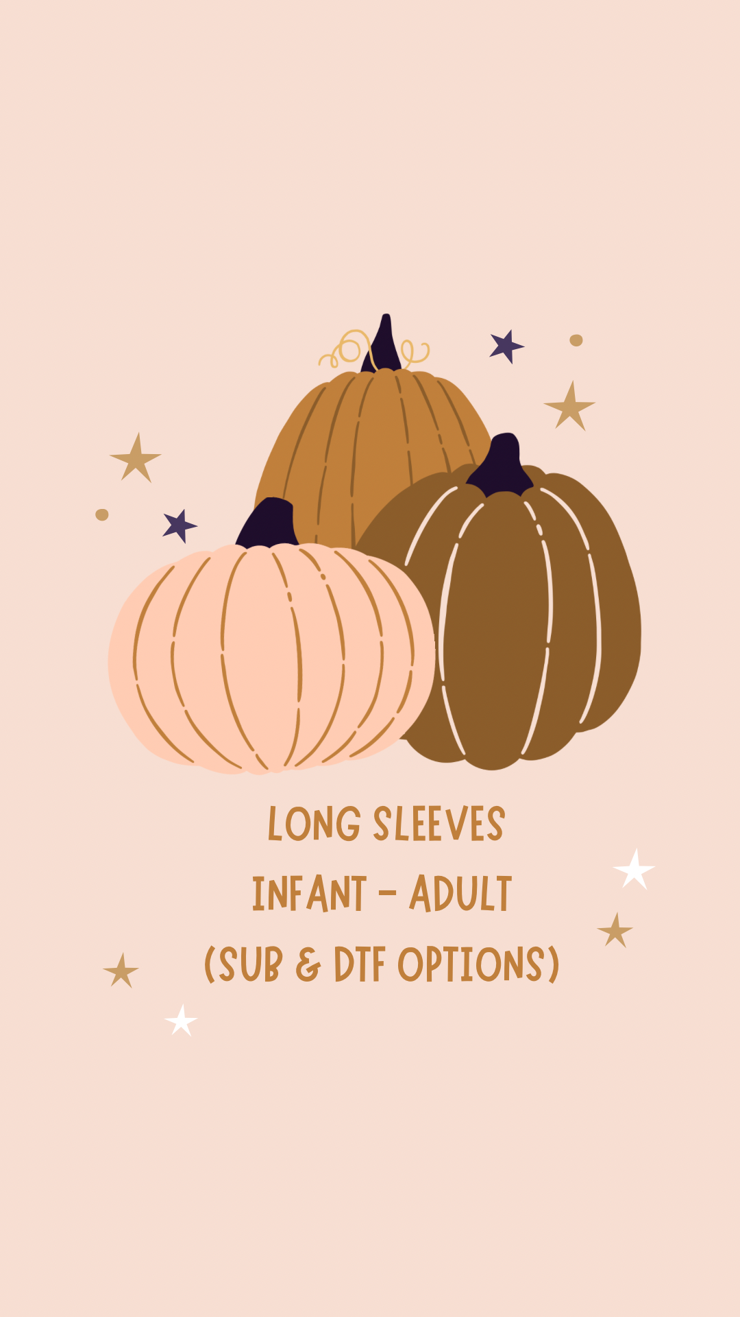 Long Sleeve Tshirts & Onesies (Infant-Adult) (FALL)