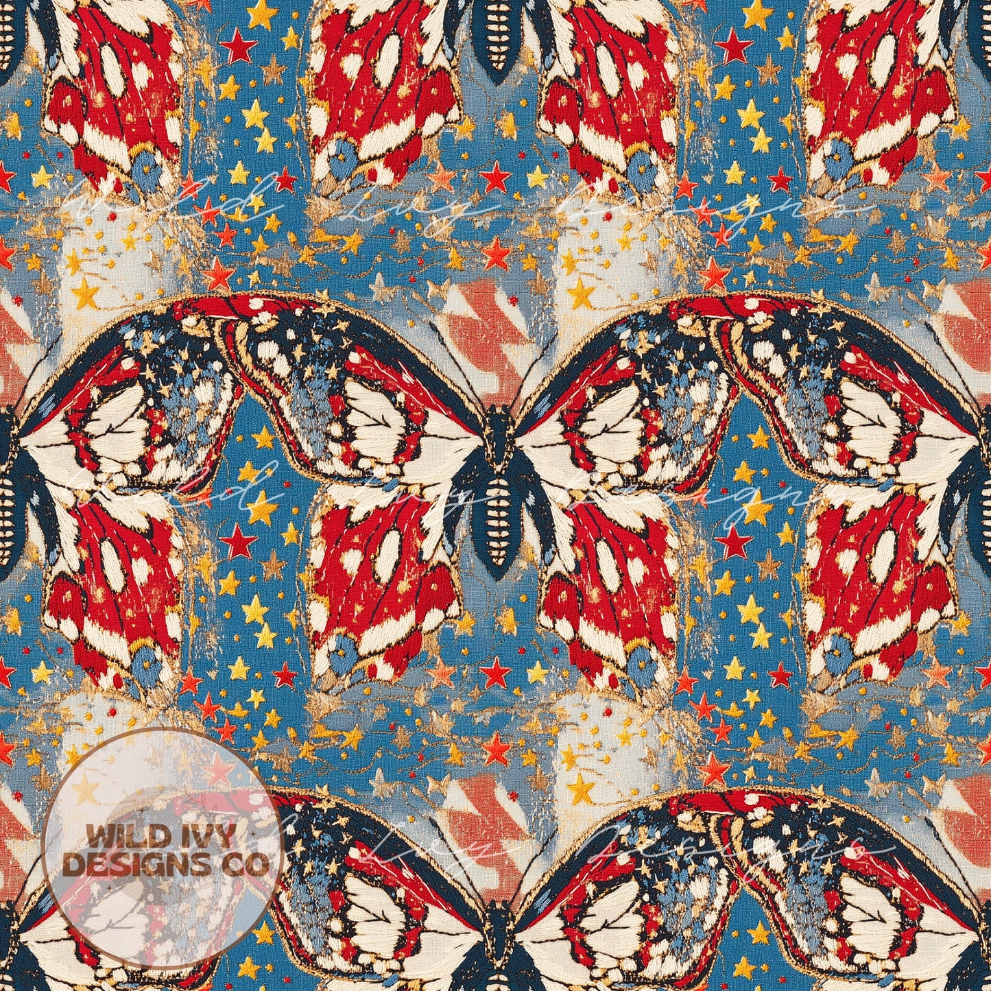 Denim FOJ Butterflies