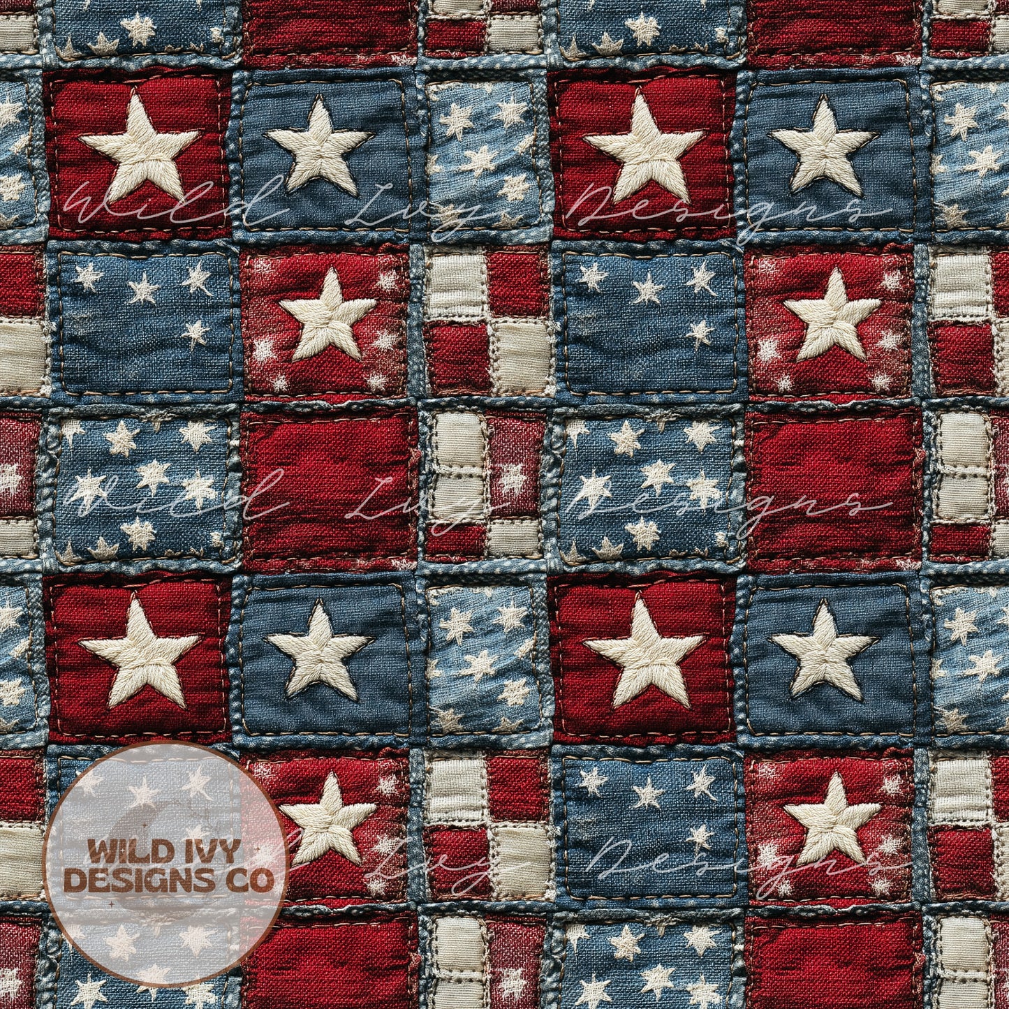 Denim Star Patchwork