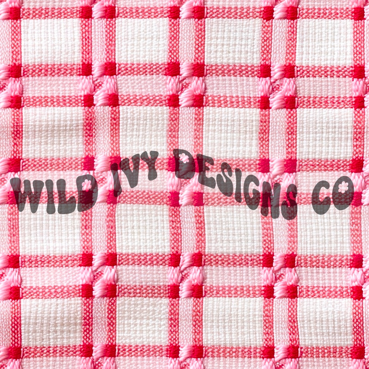 Pink & Dark Pink Vday Plaid