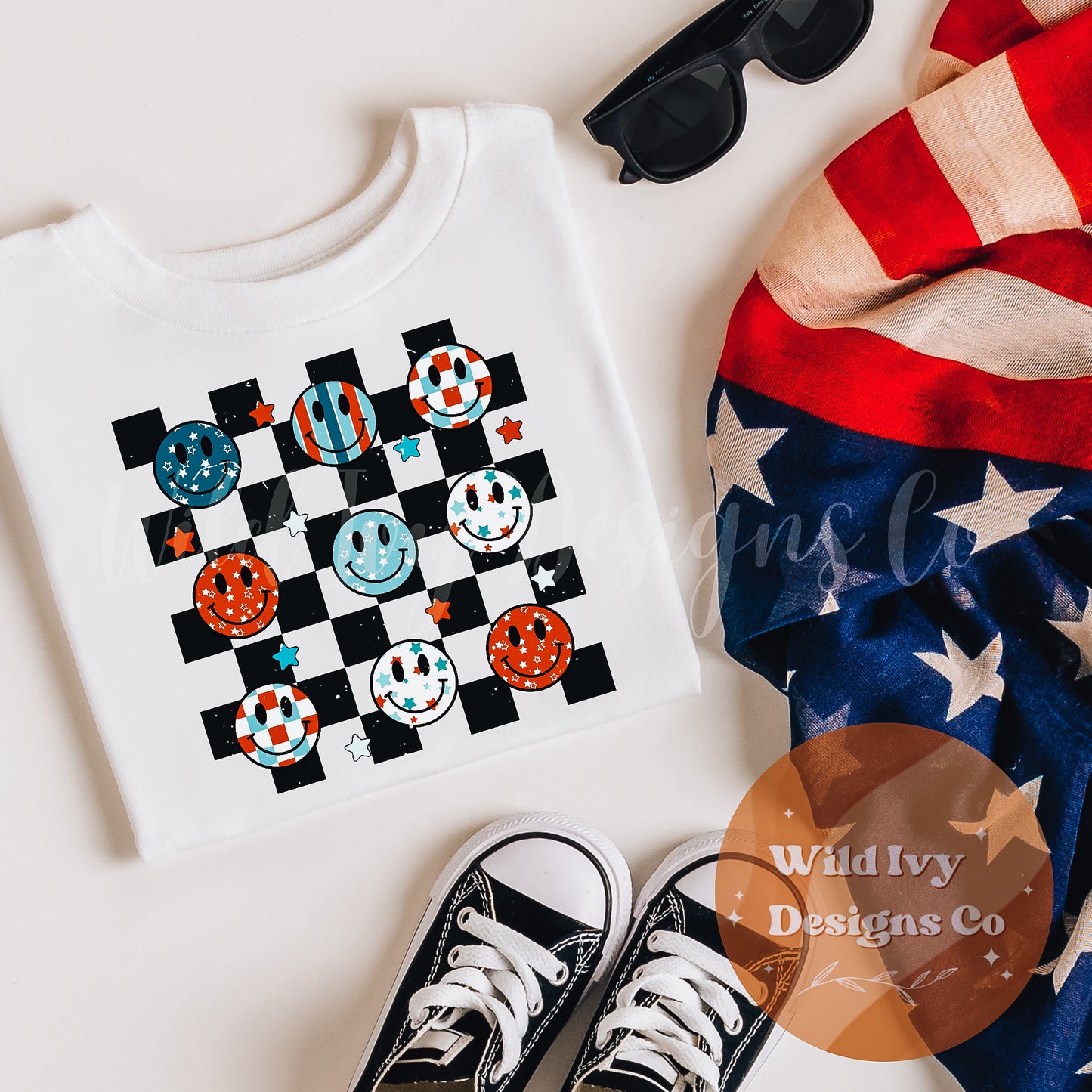 FOJ Checkered Smileys