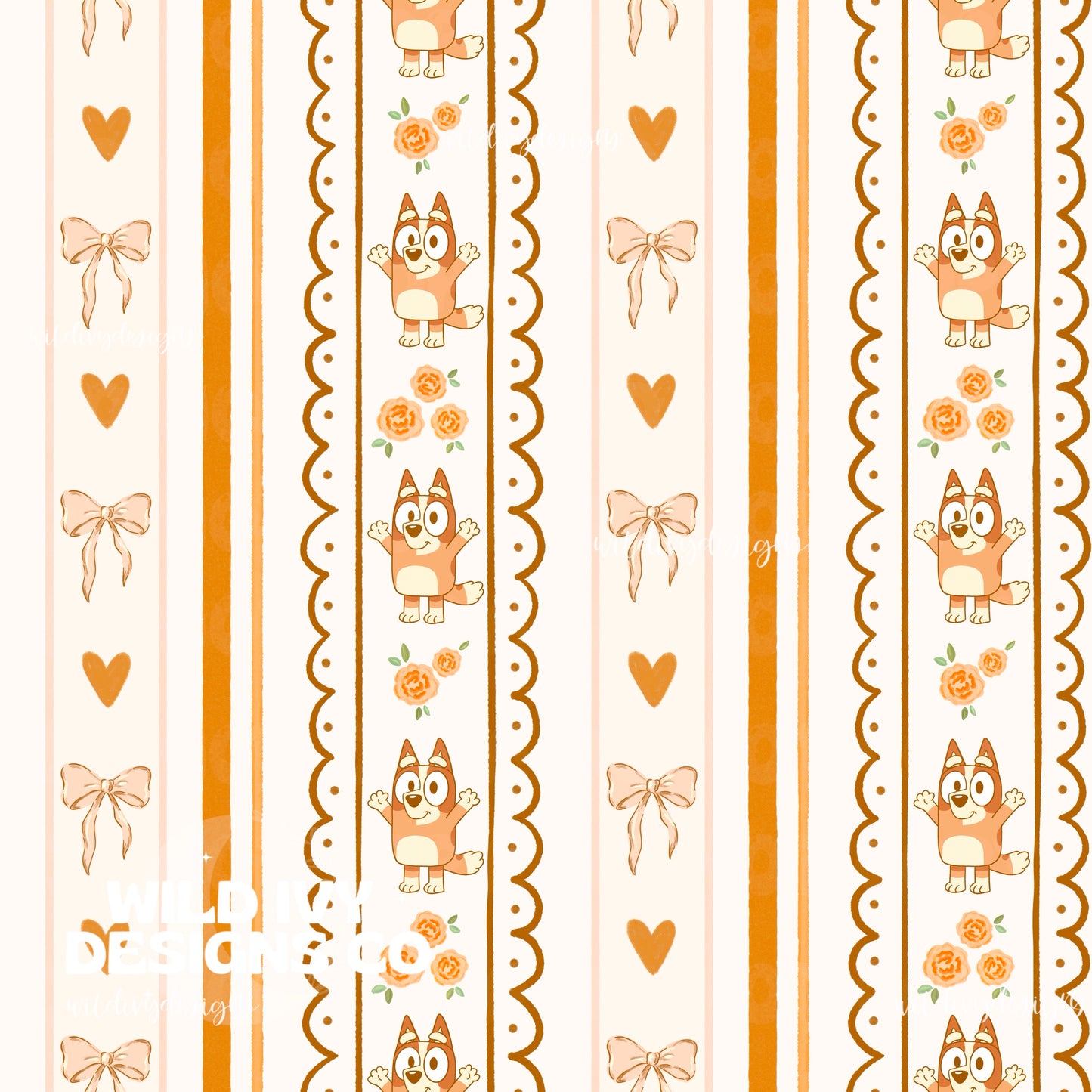 ORANGE DOG SPRING STRIPES