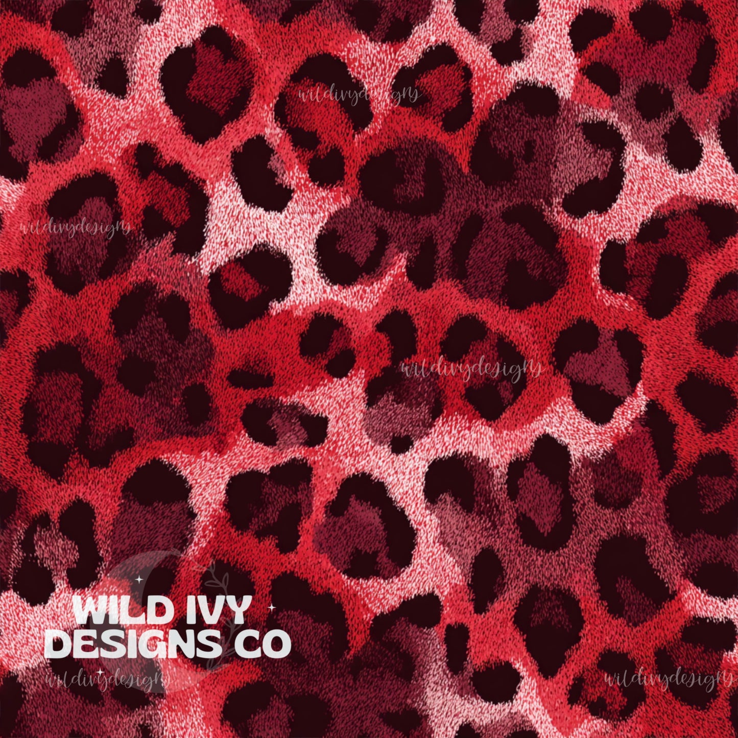 Red Leopard Print