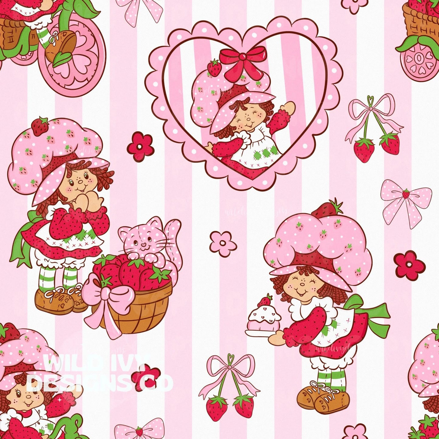 Coquette Strawberry Girl (MULTIPLE OPTIONS)