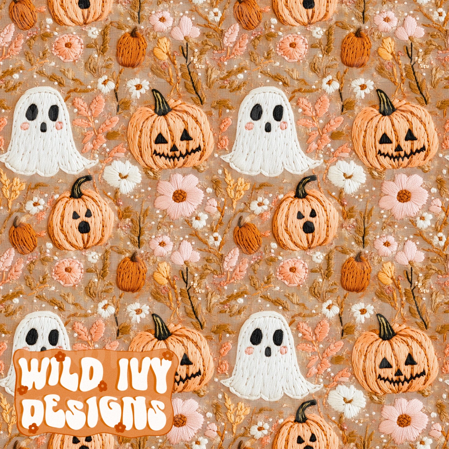 Halloween Ghosts & Pumpkins