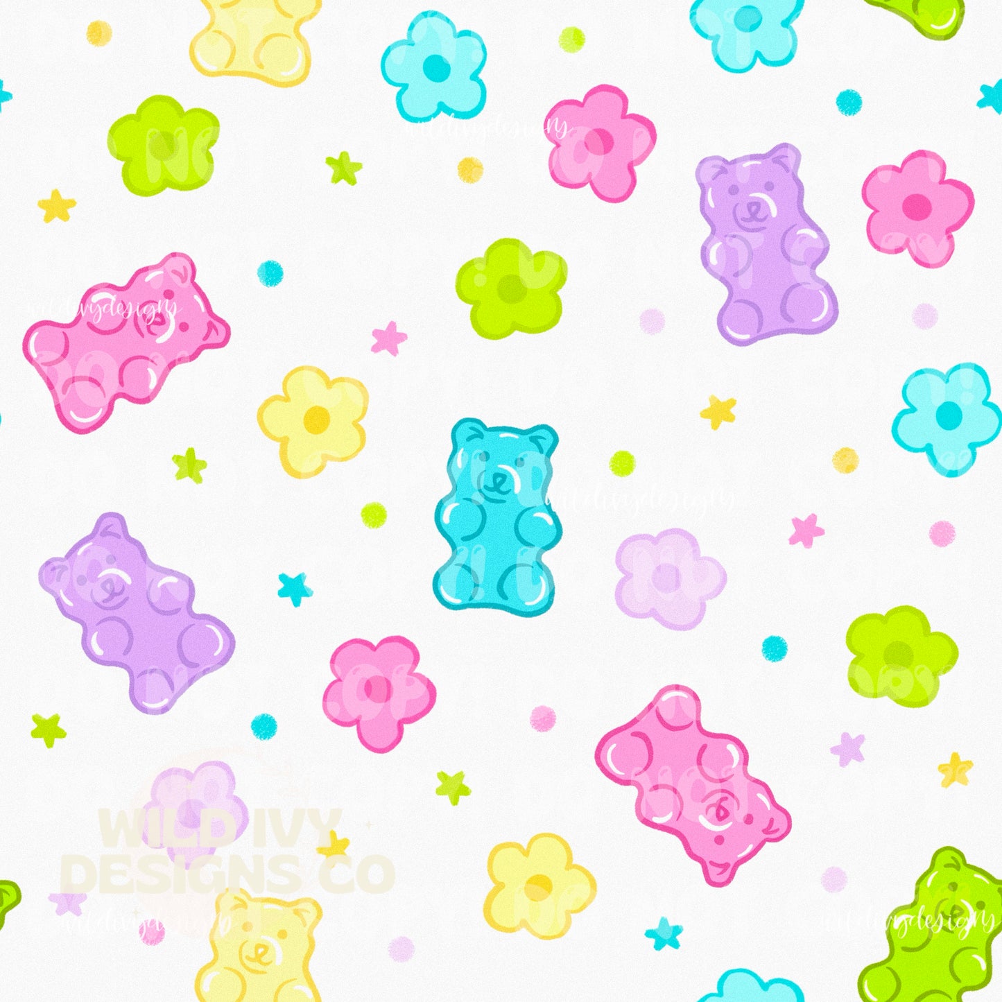 Retro Daisy Gummy Bears