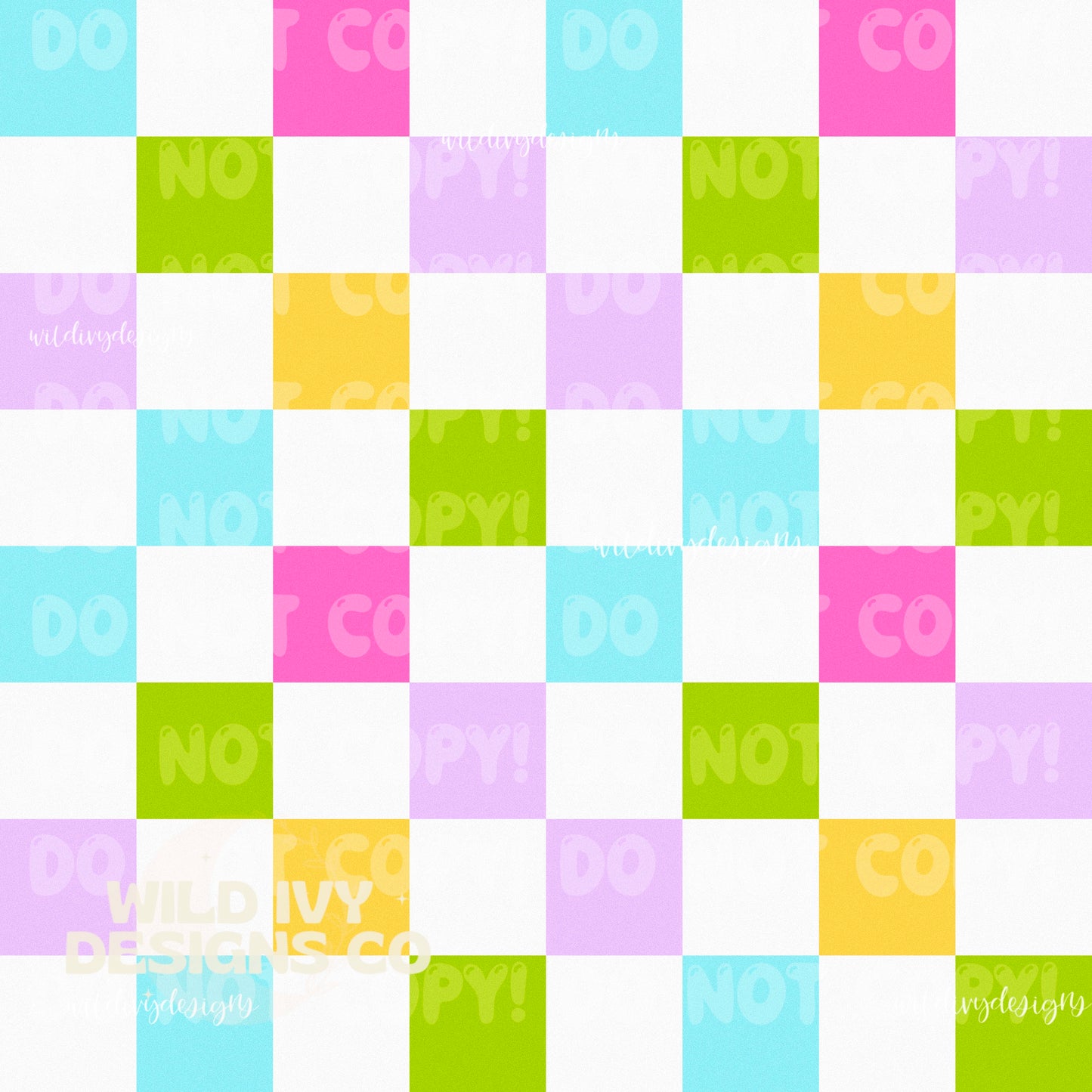 Colorful Checks Cord