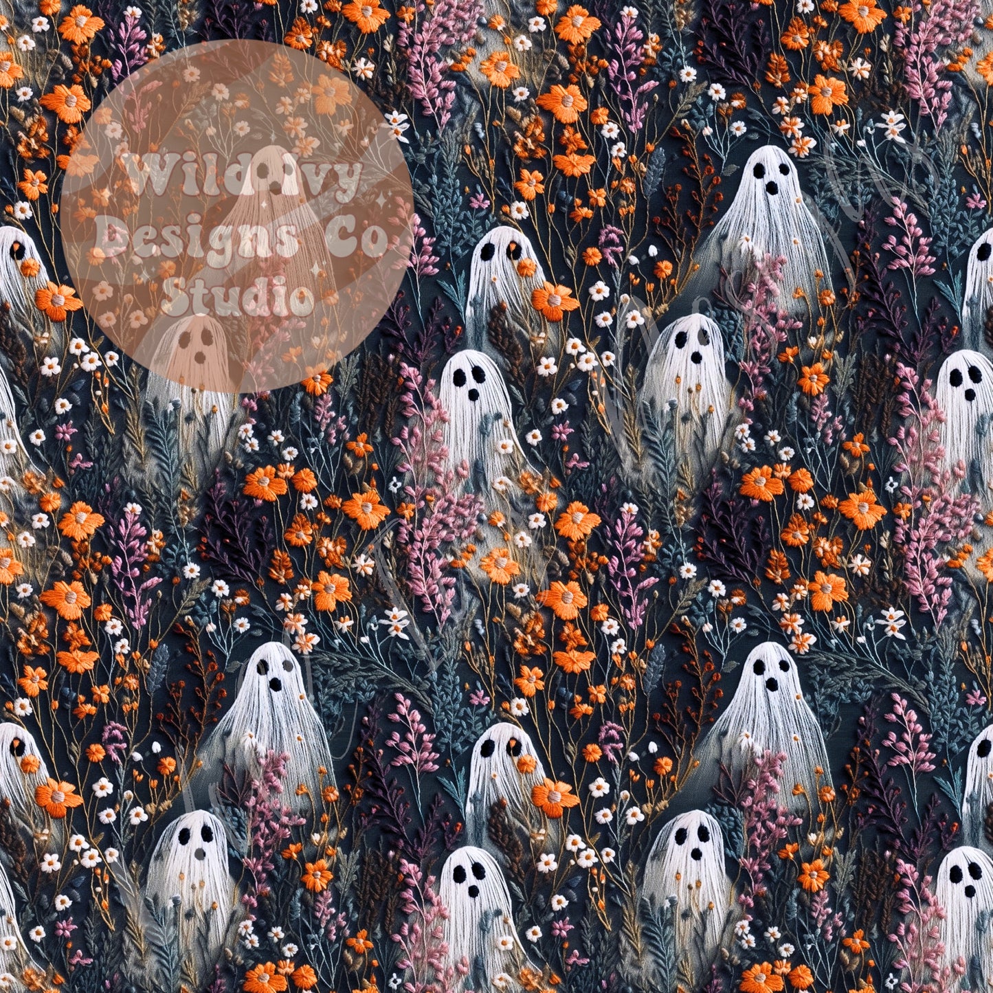 Ghostie Garden 2.0 Embroidery