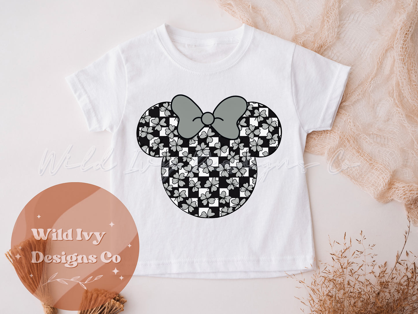 Shamrock Checks Girl Mouse