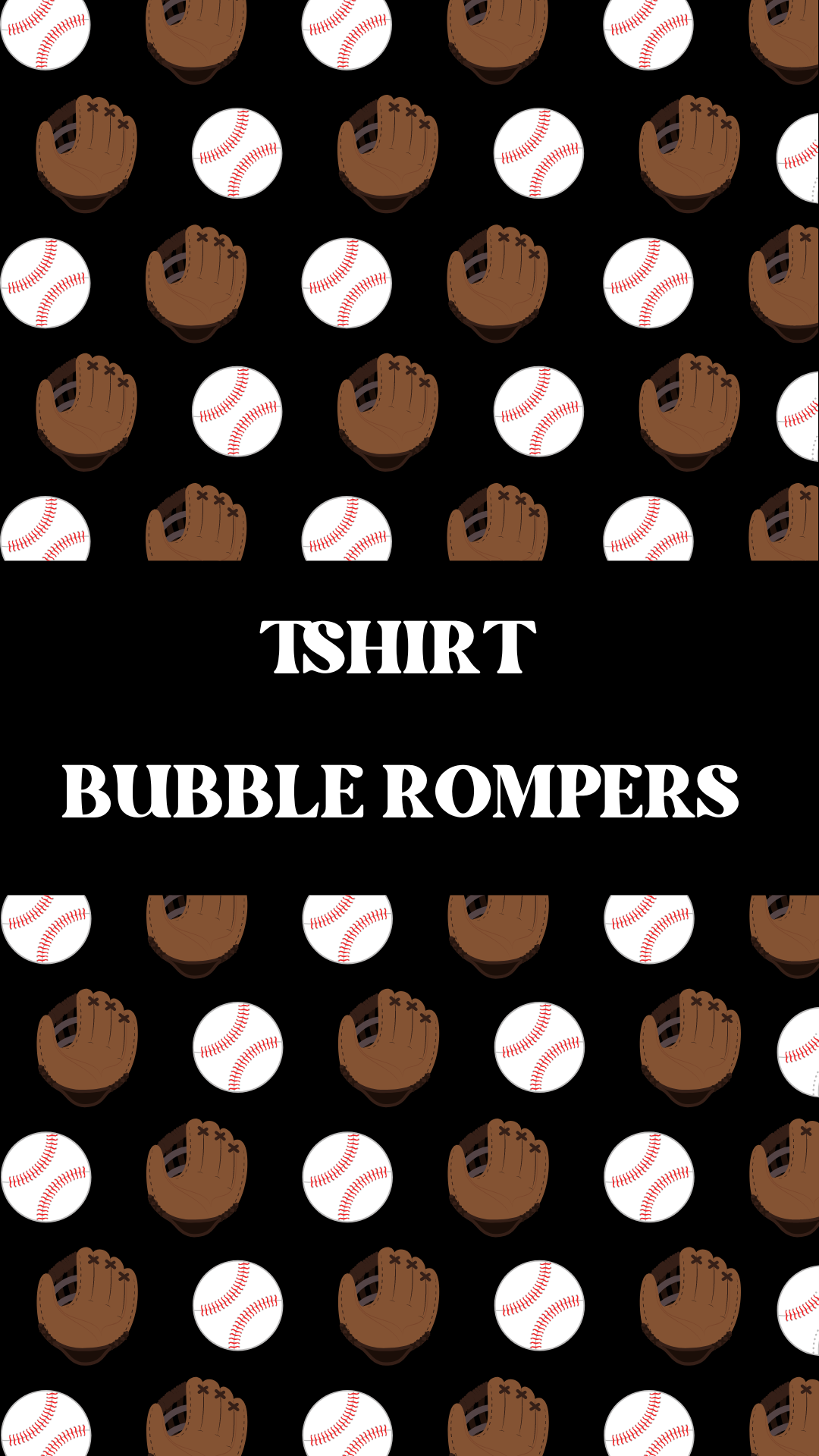 Tshirt Bubbles (Baseball)