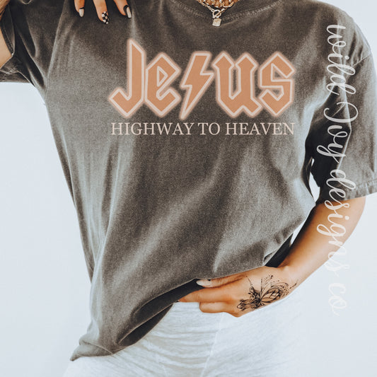 Jesus Highway To Heaven (brown)