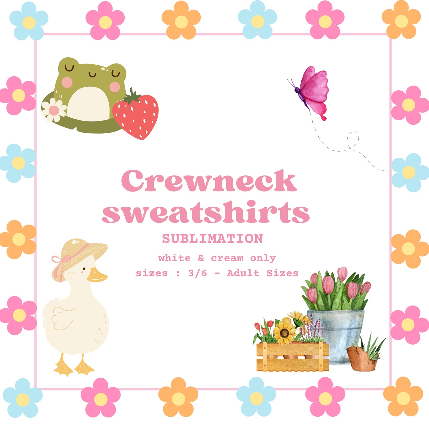 SUB Crewneck Sweatshirts (SPRING)