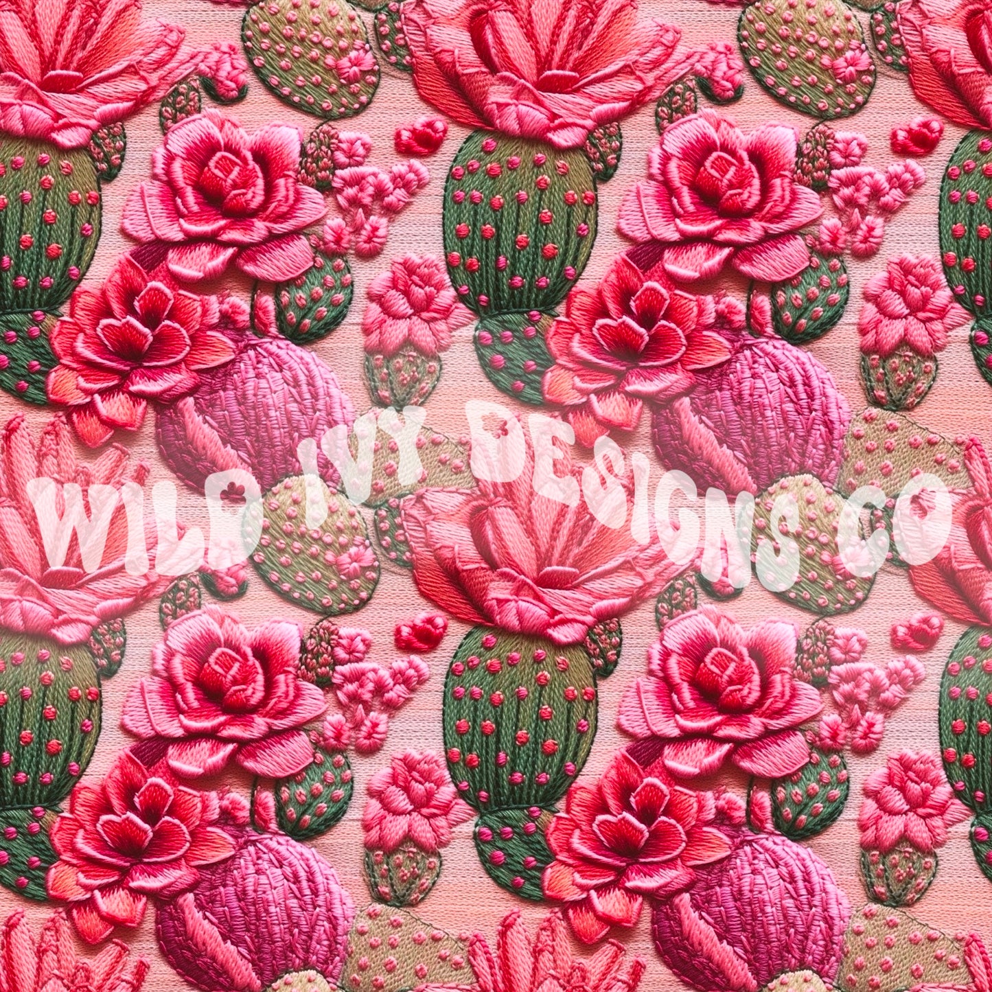 Cactus Love Embroidery 2