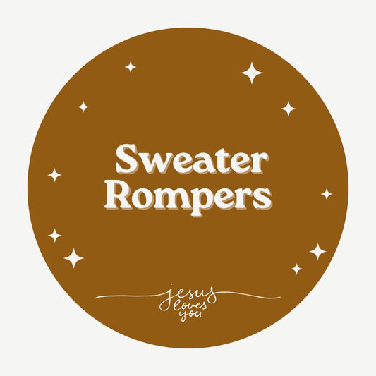 Sweater Rompers (Jesus Collection)