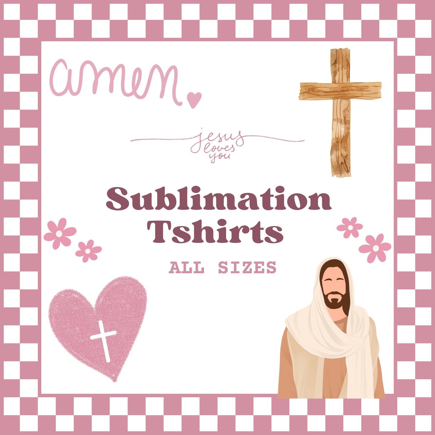 Sublimation T-shirts (JESUS)