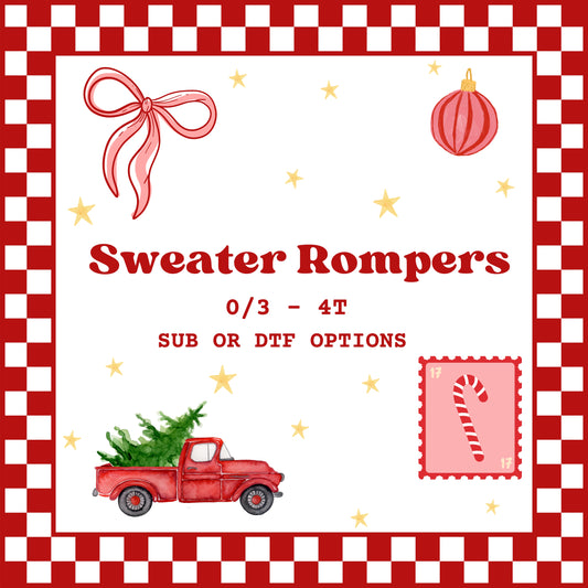 Sweater Rompers (XMAS)