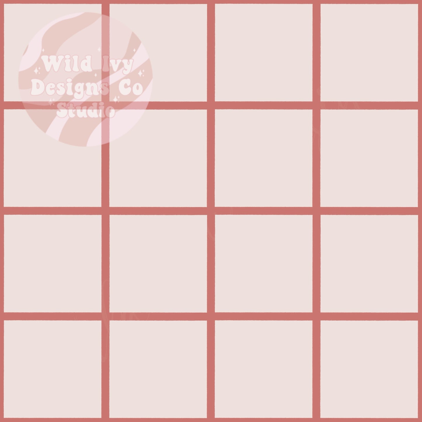 Retro Grid Plaid (Pink)