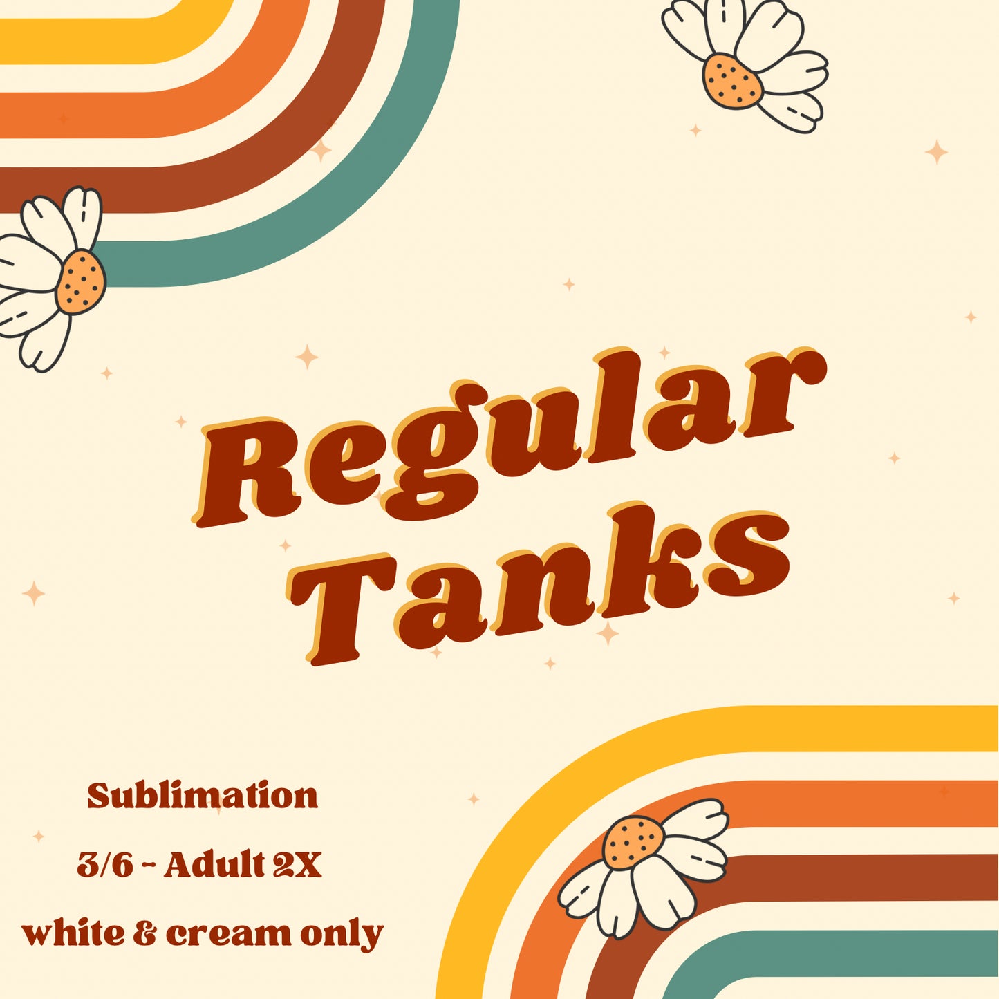 Sublimation Tanks (Vintage)