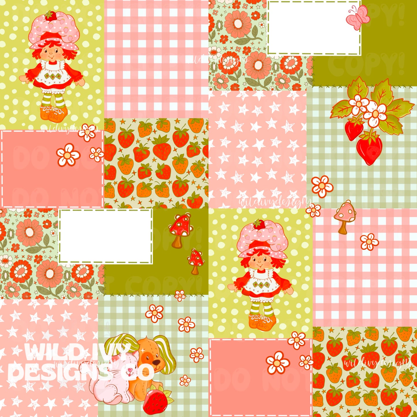 Strawberry Girlie Patchwork