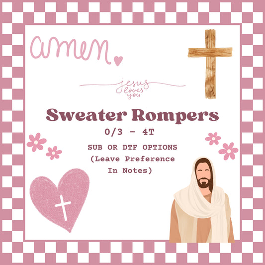 Sweater Rompers (JESUS)
