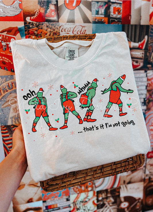 That’s it I’m not going…