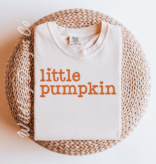 Little Pumpkin (Orange Font)