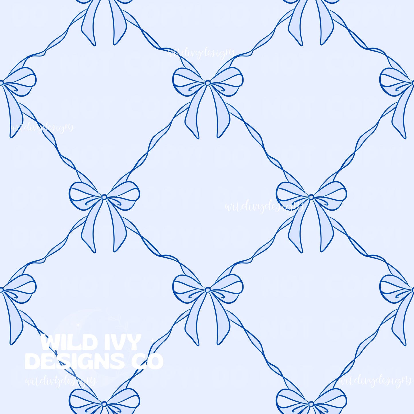 Bow Cord Blue Spring