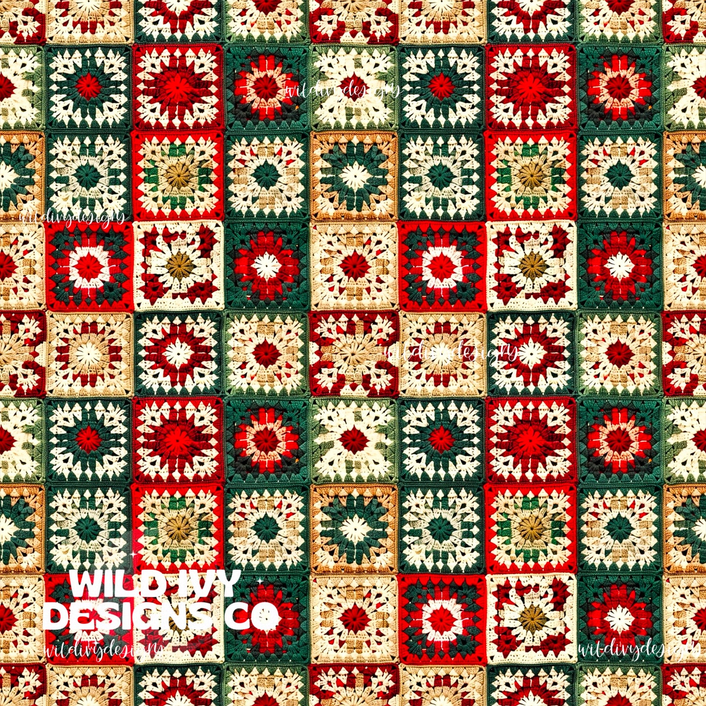 Christmas Granny Squares 1