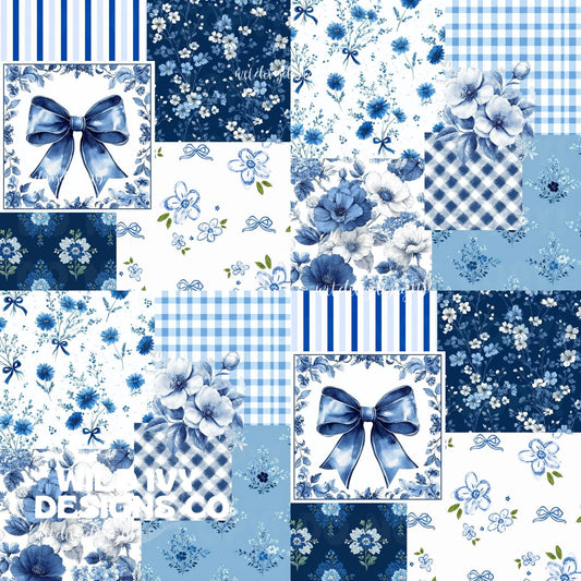 Blue Coquette Spring Patchwork 2.0