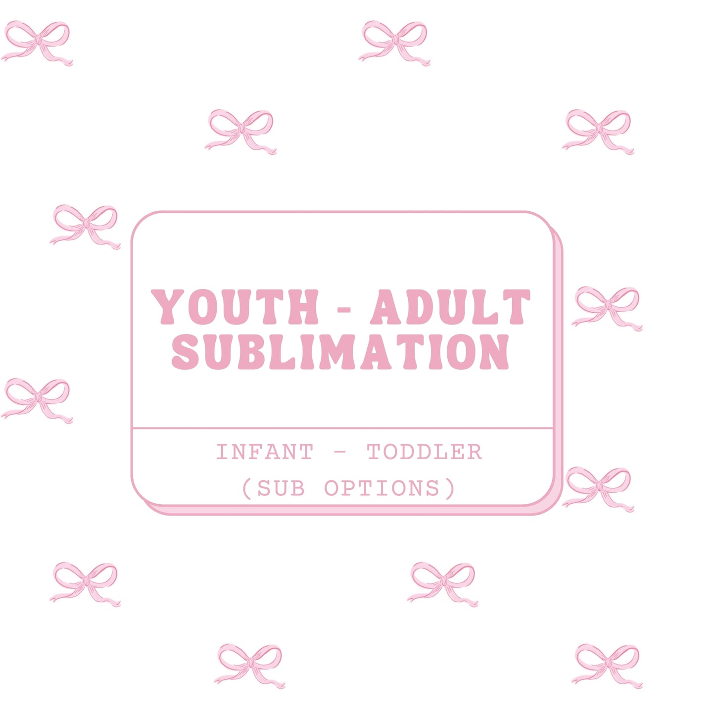 Youth - Adult XXL Sub Tees (coquette)