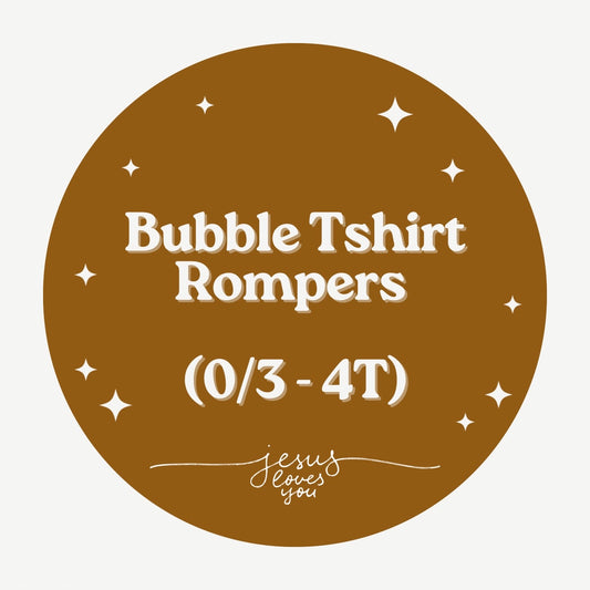 Tshirt Bubbles (Jesus Collection)