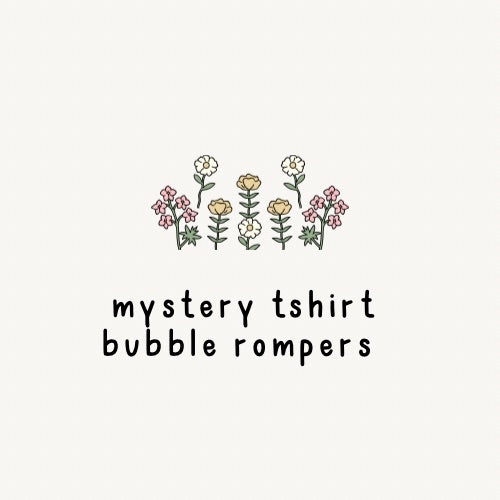 Mystery Tshirt Bubble Rompers