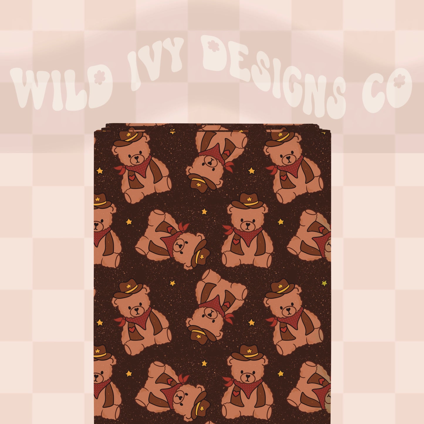 Western Teddys (Red & Brown Colorway)