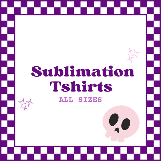 Sublimation T-shirts (SPOOKY)