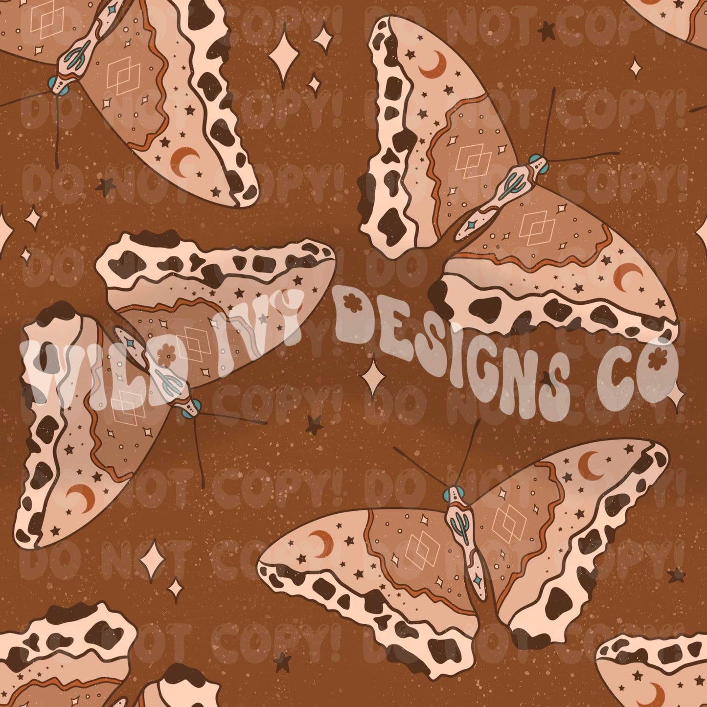 Western Butterflies (Brown Colorway)