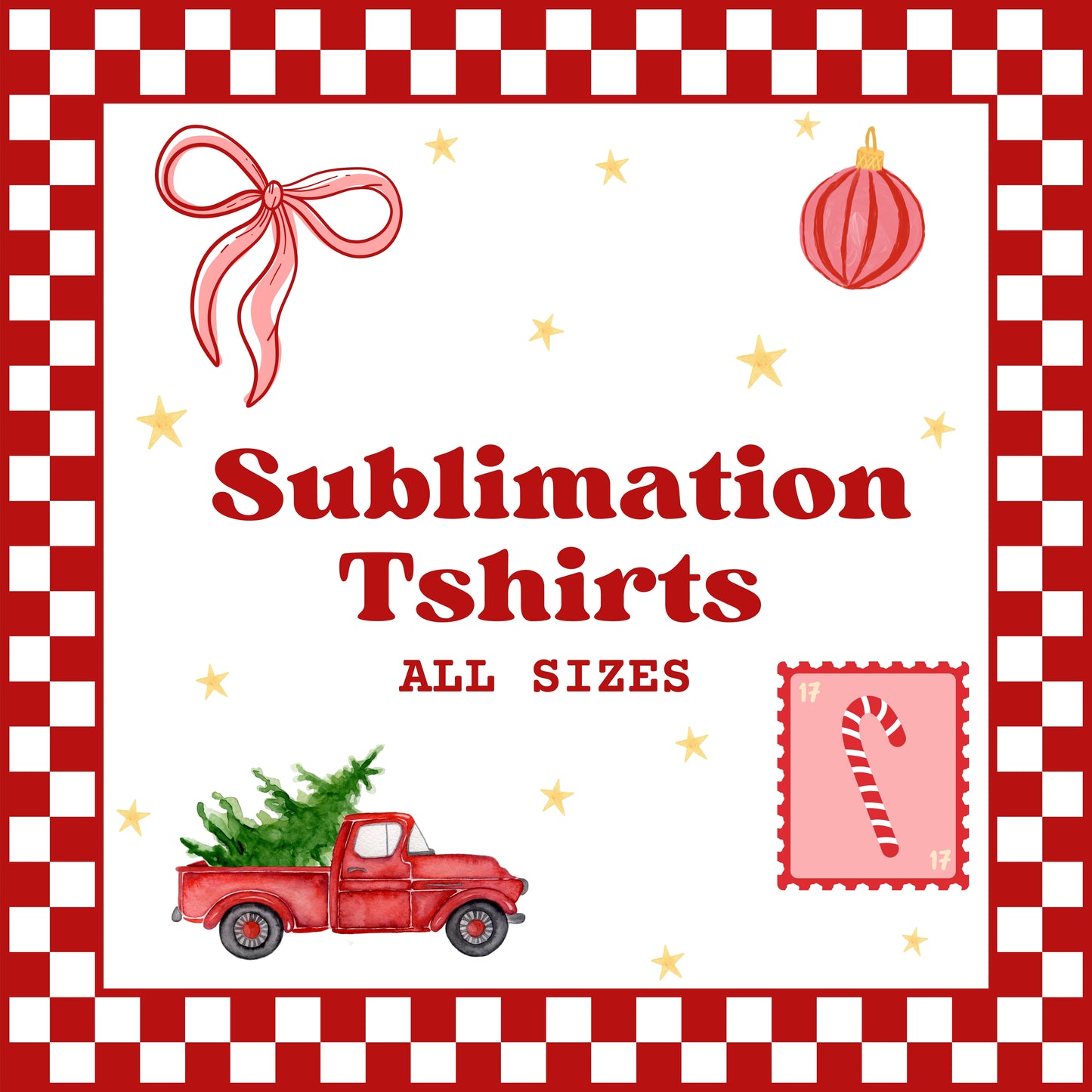 Sublimation T-shirts (XMAS)