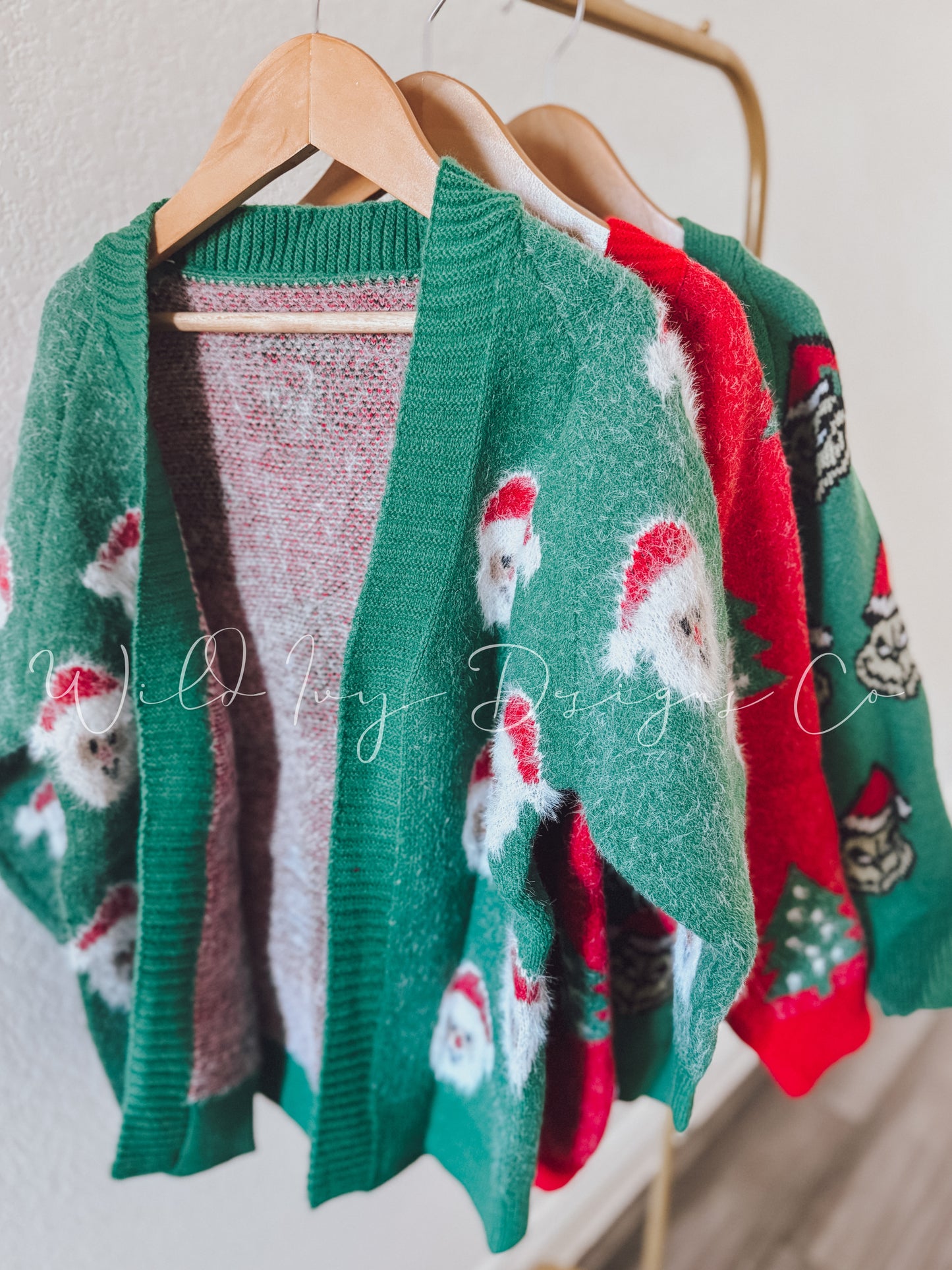 Christmas Fuzzy Cardigans