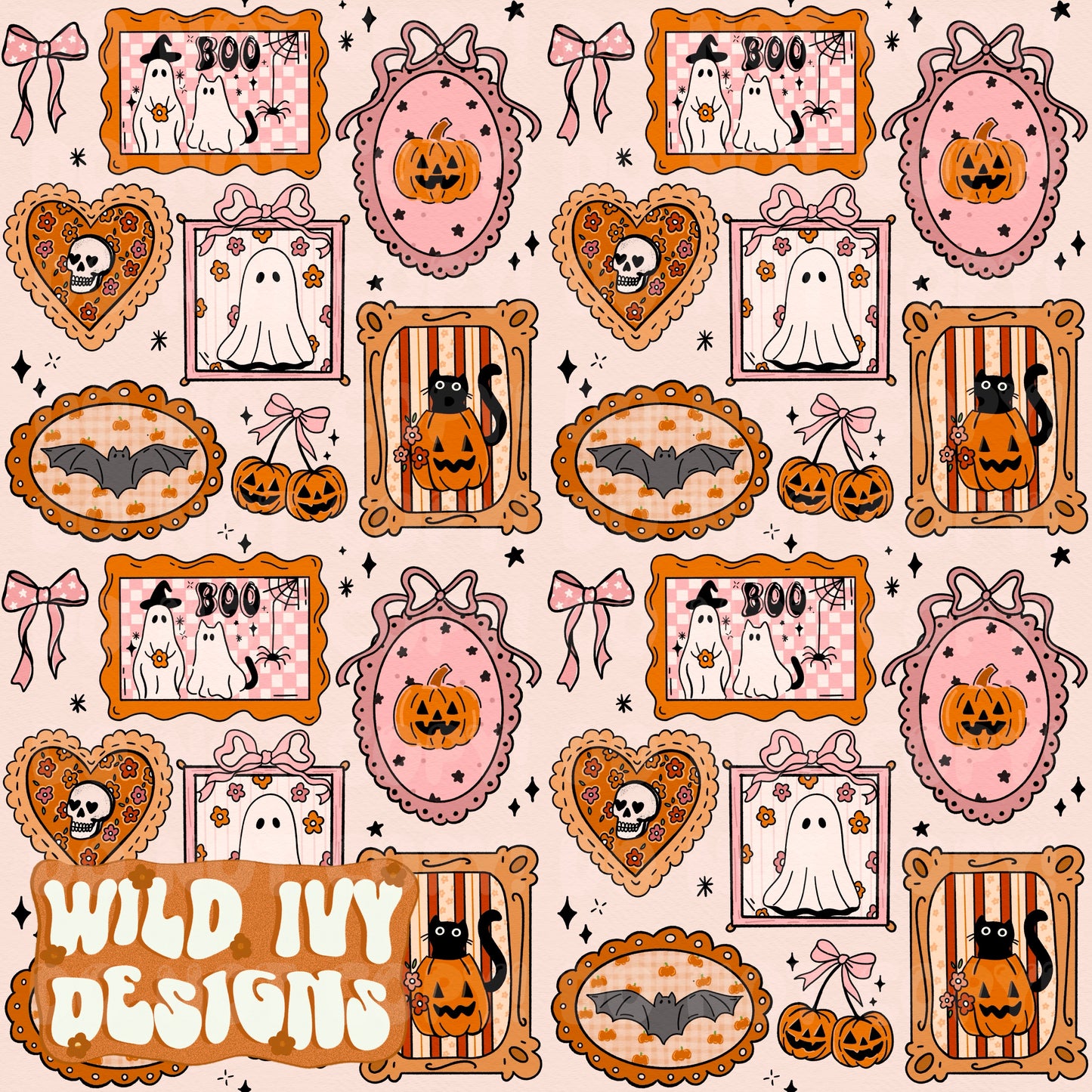 HALLOWEEN FRAMES (4 COLORS)