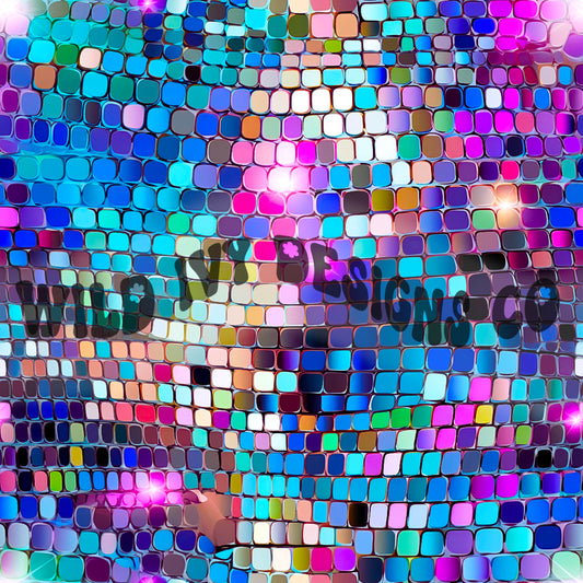 Iridescent Disco Pattern