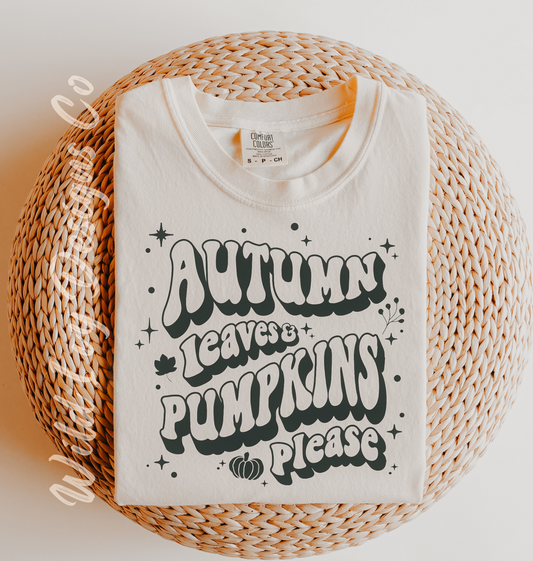 Autumn Leaves & Pumpkins Please