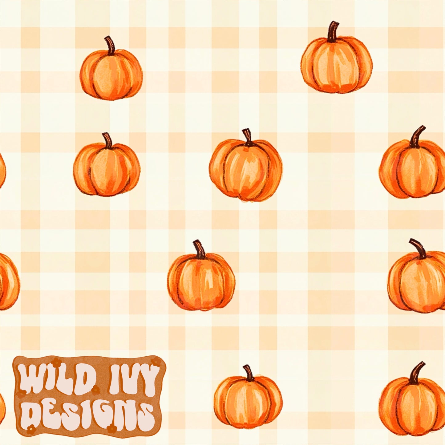 Pumpkin Gingham