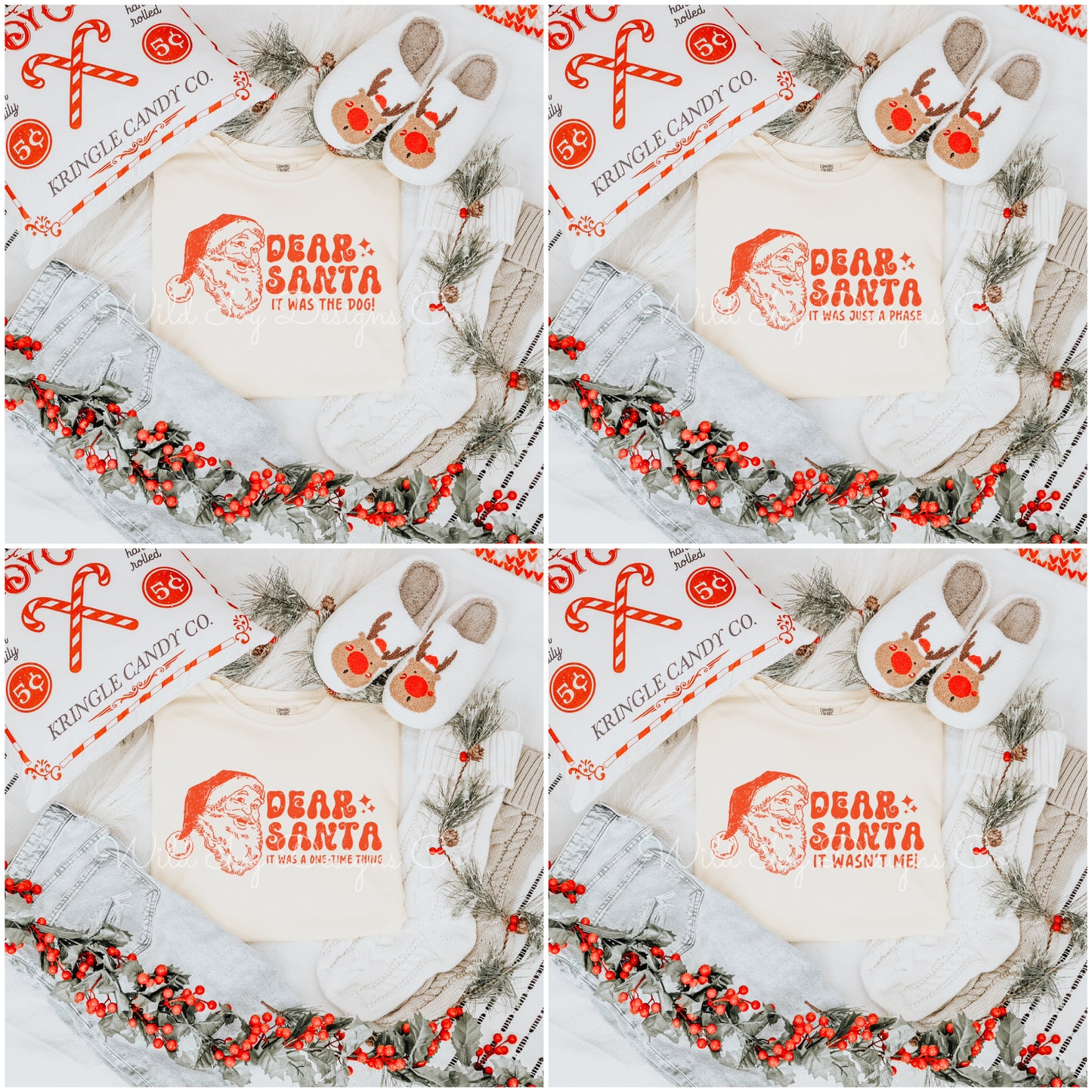 Dear Santa Tshirts (you pick design) !