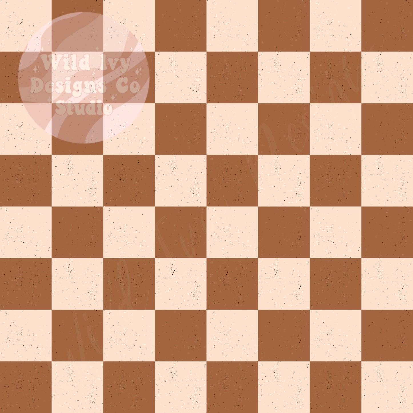 Brown gingerbread Checks (Cord)