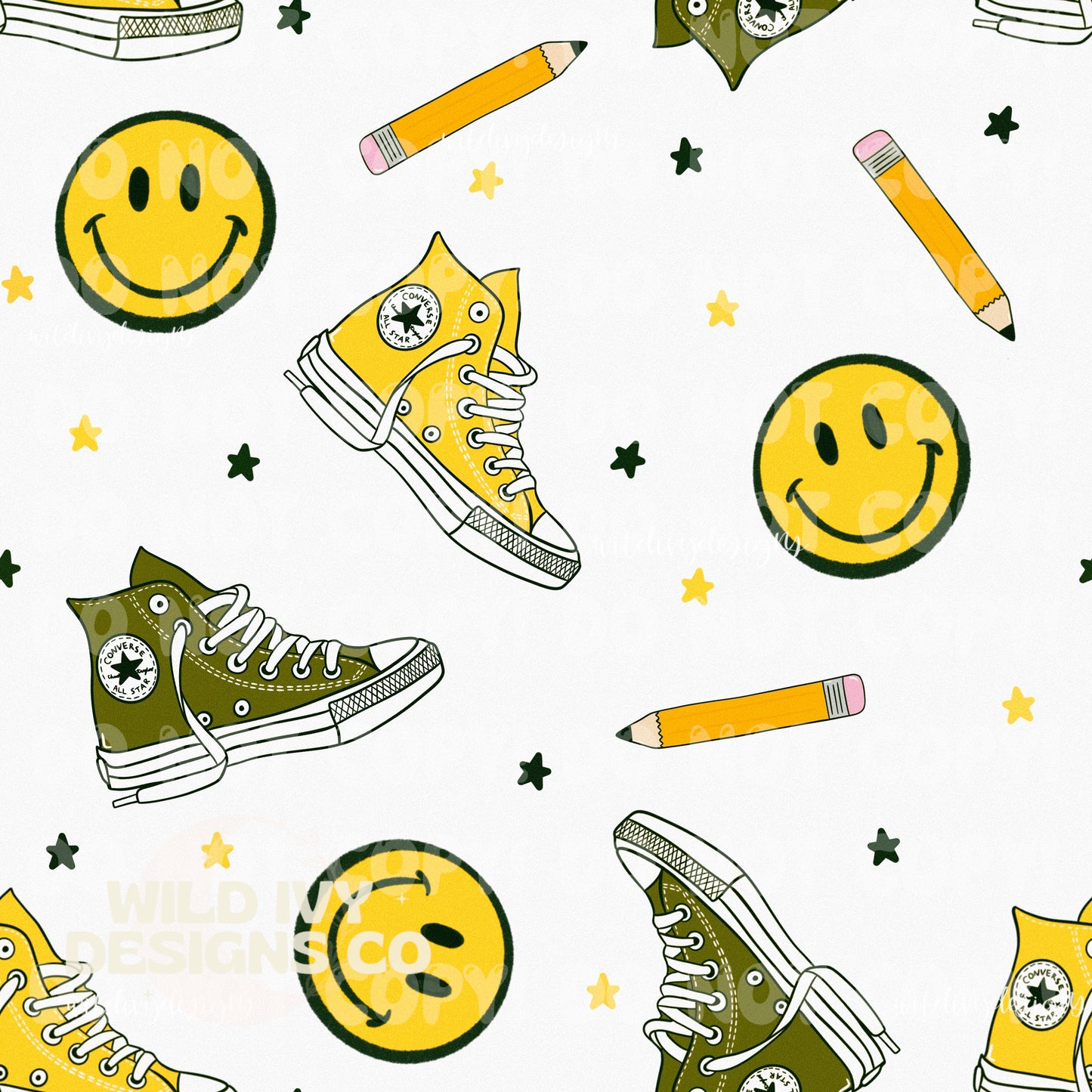 Smiley Shoes (With Green)