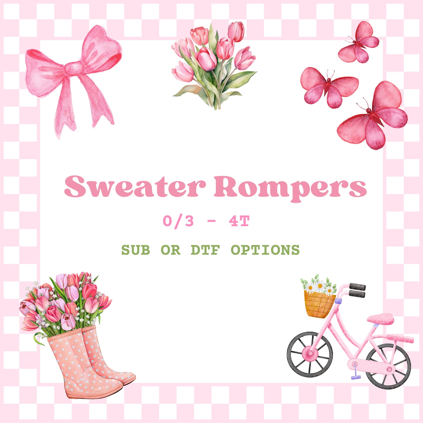 Sweater Rompers (SPRING)