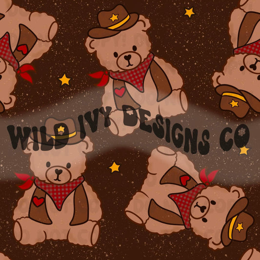 Western Teddys (Red & Brown Colorway)