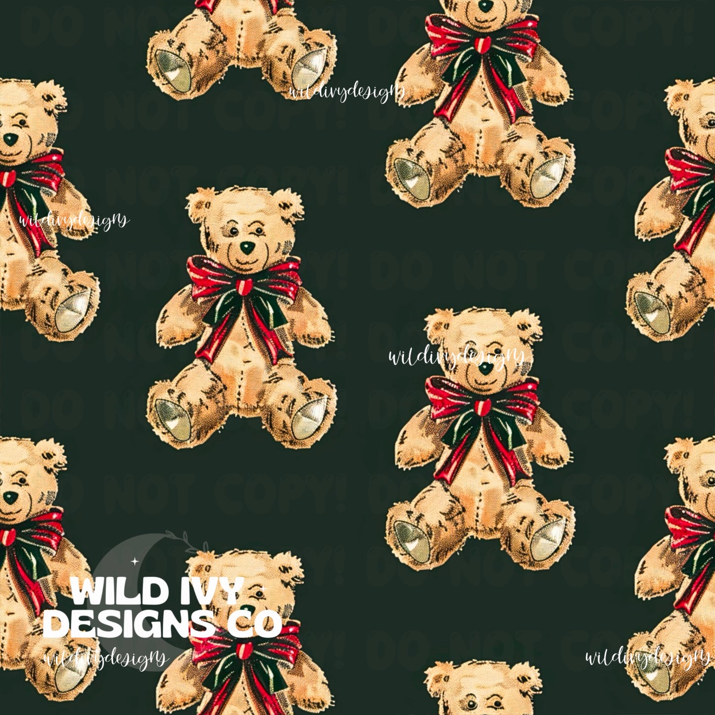 Vintage Christmas Teddys