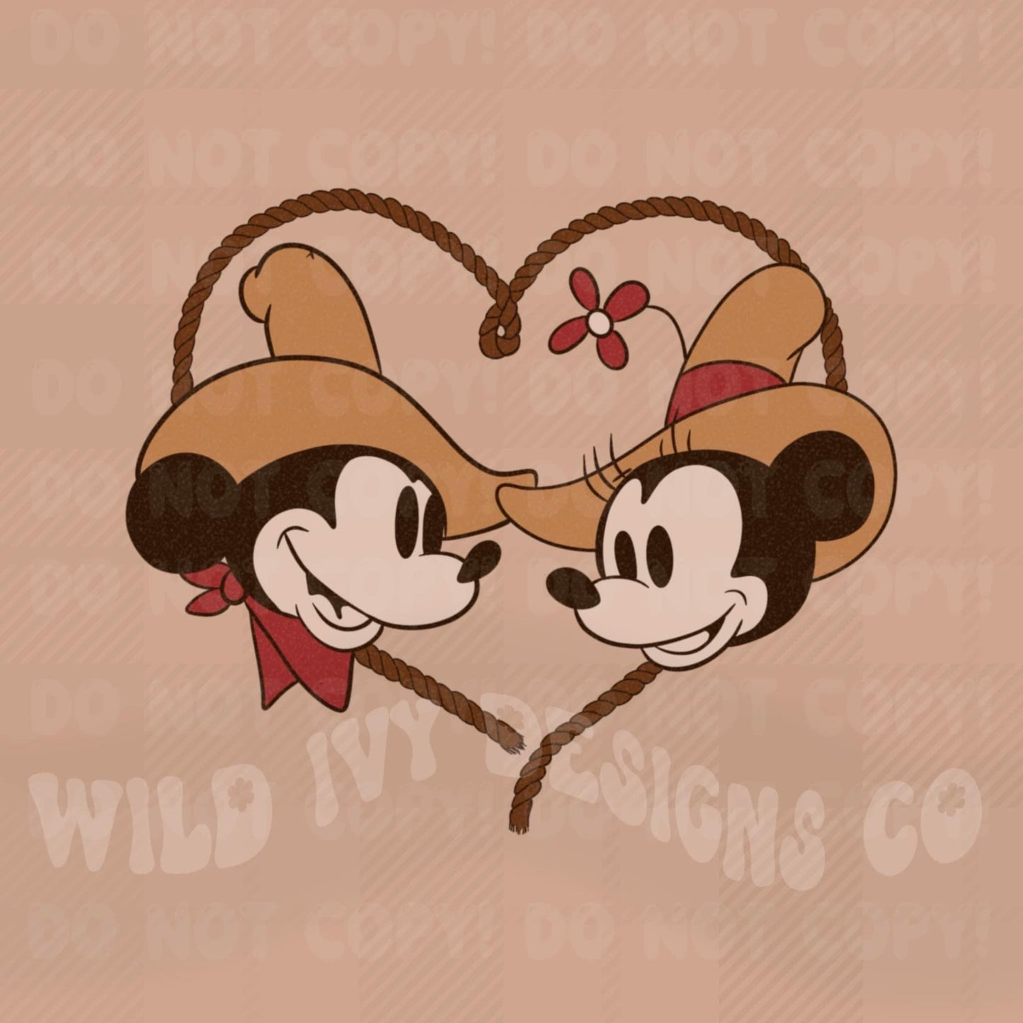 Western Mouse Couple PNG